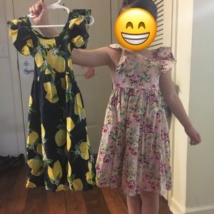 Girls dress- Pink Floral